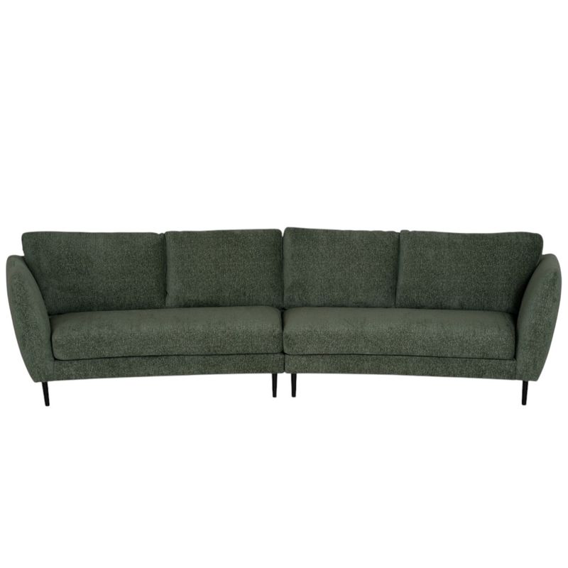 California 4 seter sofa buet | 326 cm | Raven Tekstil