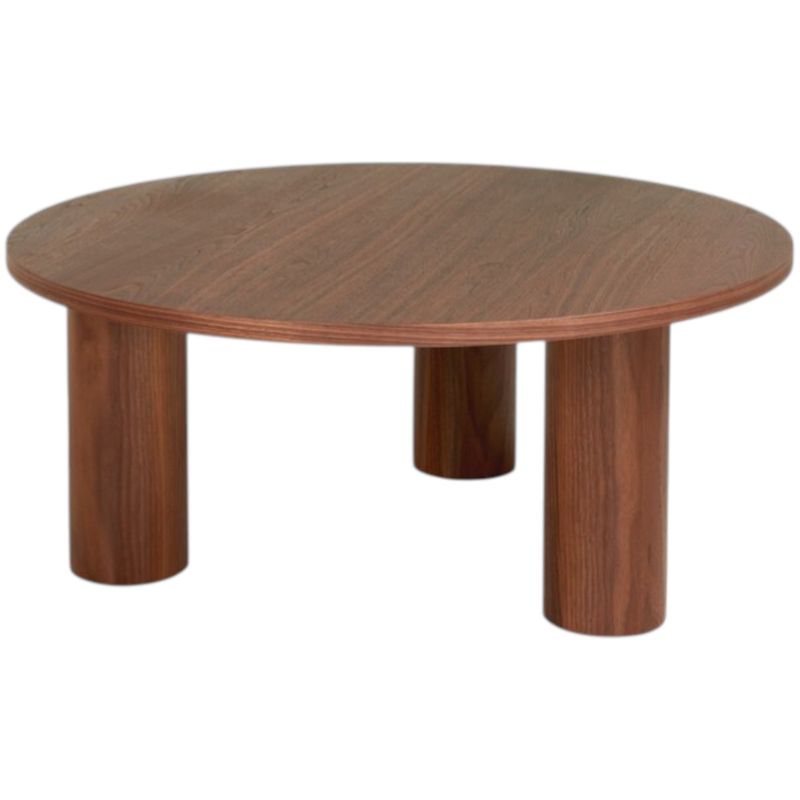 Macala  Sofabord Valnøtt finer | D100 H41,7cm