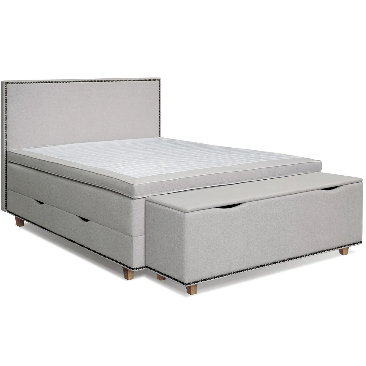 Arctic Box 160x200 cm oppbevaringsseng velg farge Cover tekstil