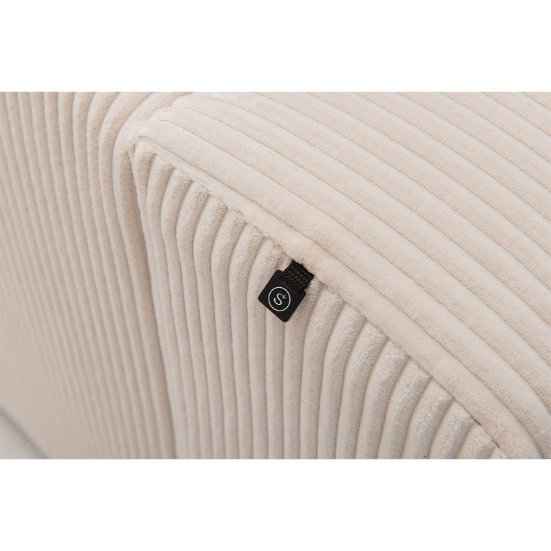 2389 Egholm Modulsofa åpen ende 336cm x 210cm velg Ribcord cordfløyel tekstil
