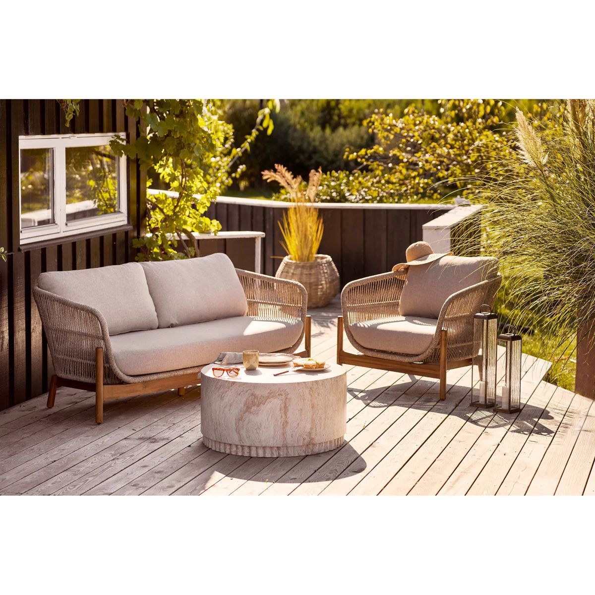 Terracina loungestol ute – natur | House Nordic