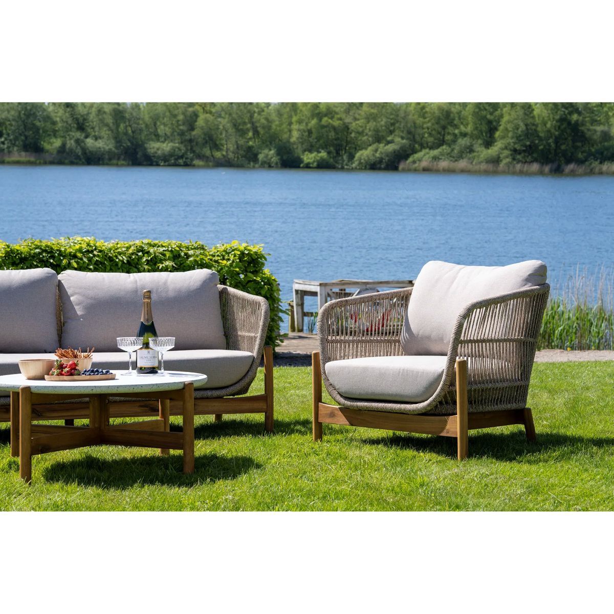 Terracina loungestol ute – natur | House Nordic