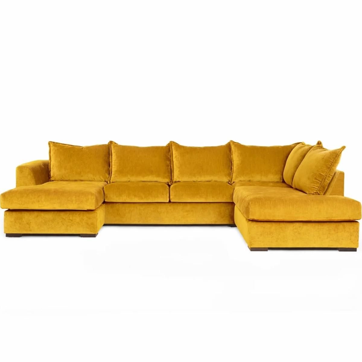 Chill Oppsett 3 U-sofa hjørnesofa 330x215 Eros Velur