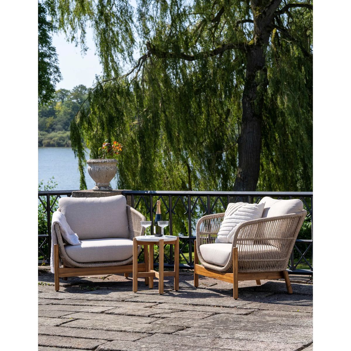 Terracina loungestol ute – natur | House Nordic
