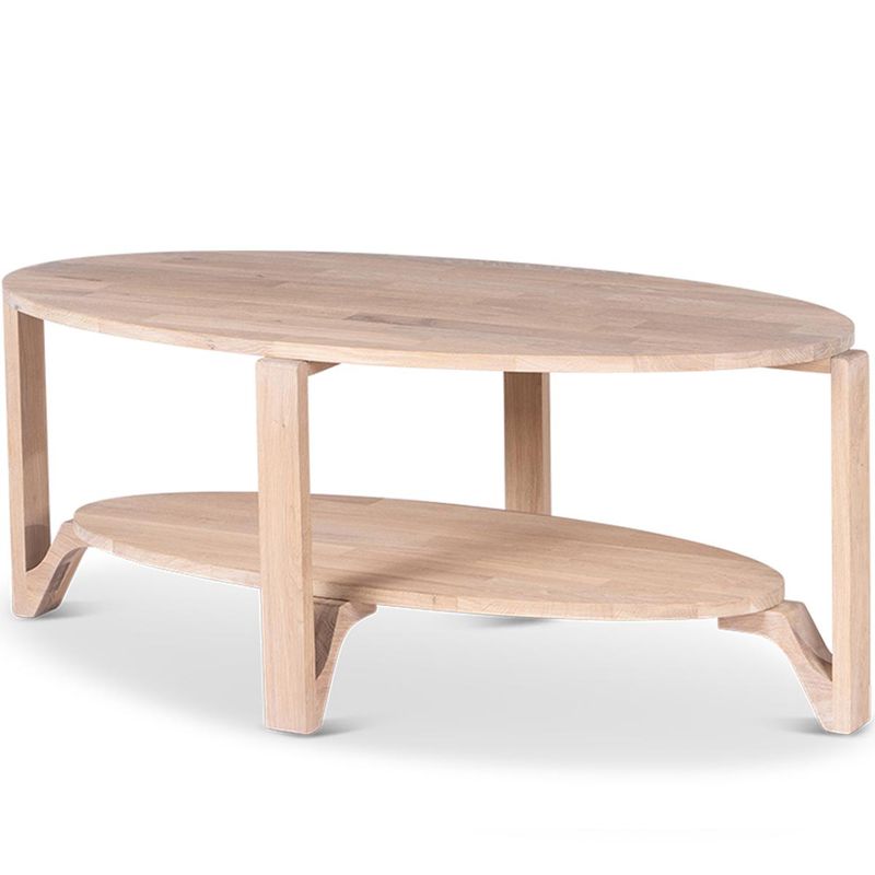 Skanör Sofabord Oval hvitoljet heltre eik 120x60x48