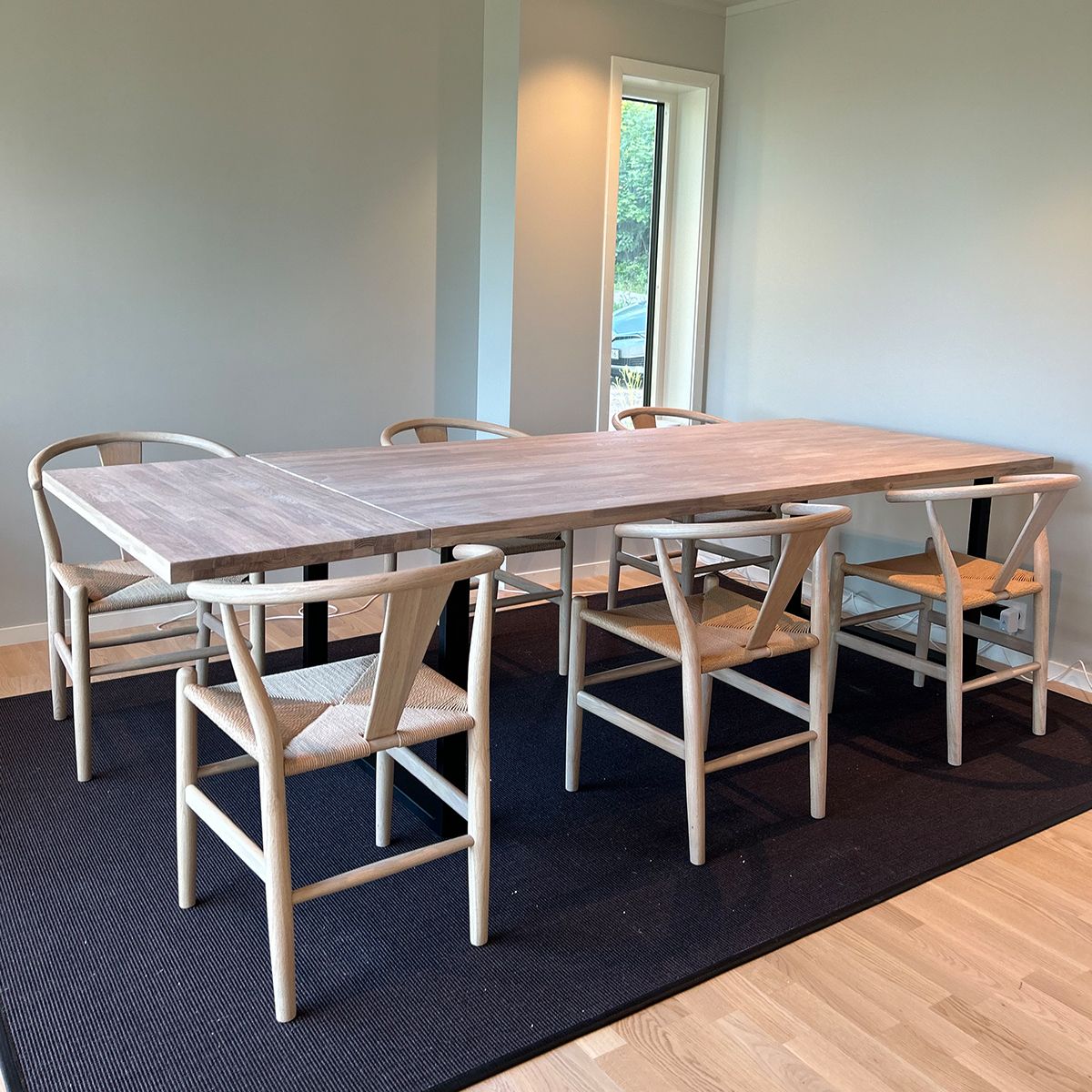 Otto Spisebord heltre massiv hvitoljet eik 220x100