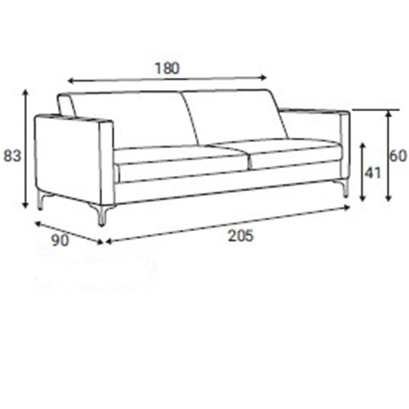 Cape 3 seter sofa 205 cm Storm Tekstil