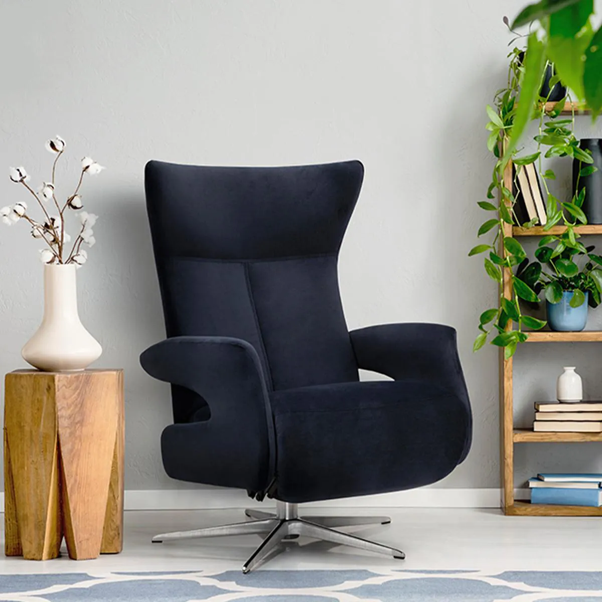 Six Regulerbar hvilestol | Mirage velur