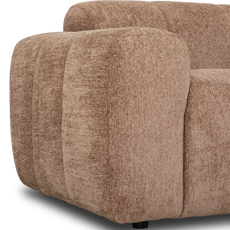 Moss hvilestol 90 cm midt modul velg farge Raven tekstil