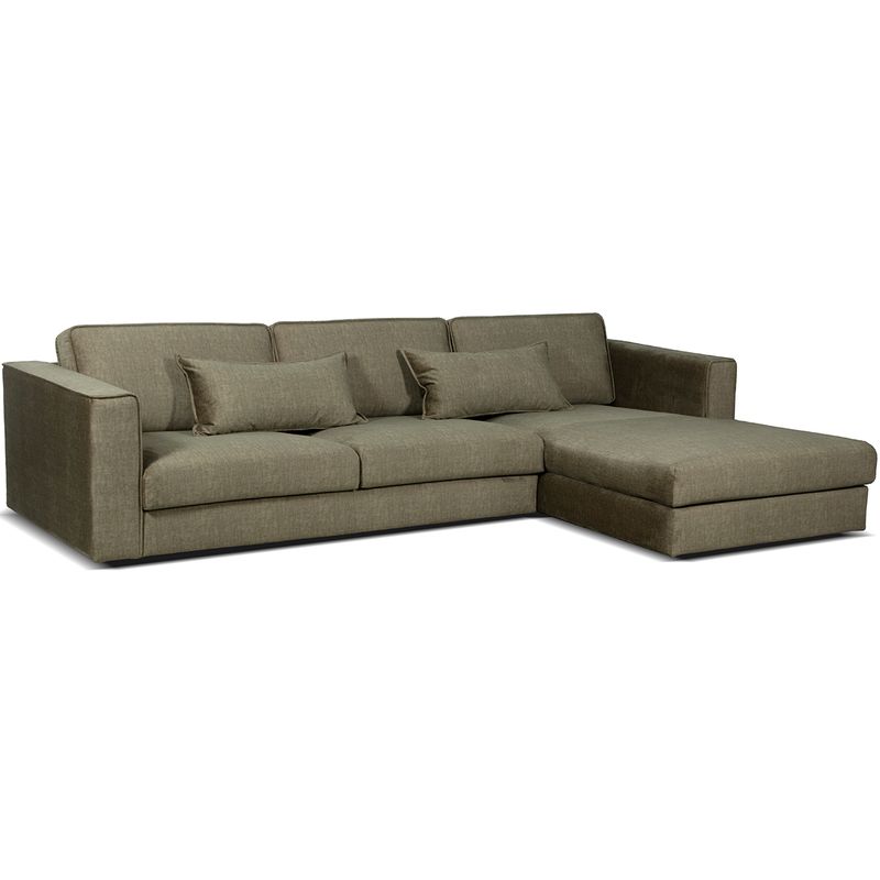 Orlando 3 seter med sjeselong 316 x 196 cm Vogue velur