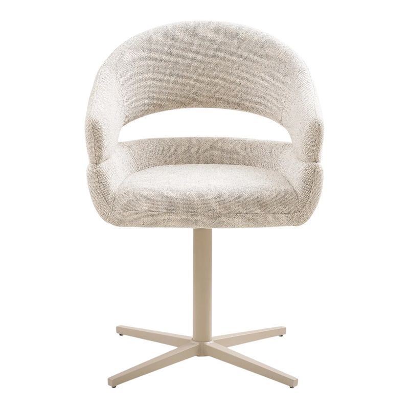 Dover spisestol beige med sving - tekstil | House Nordic