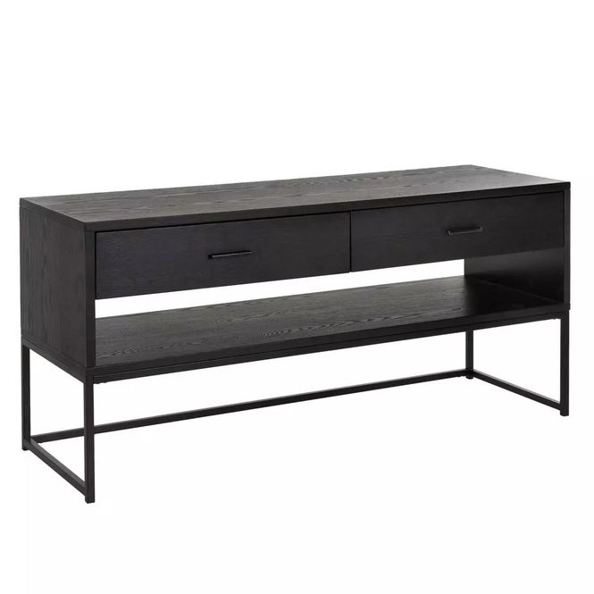 Hovedbilde Alexis TV-Benk sort askefiner 120cm