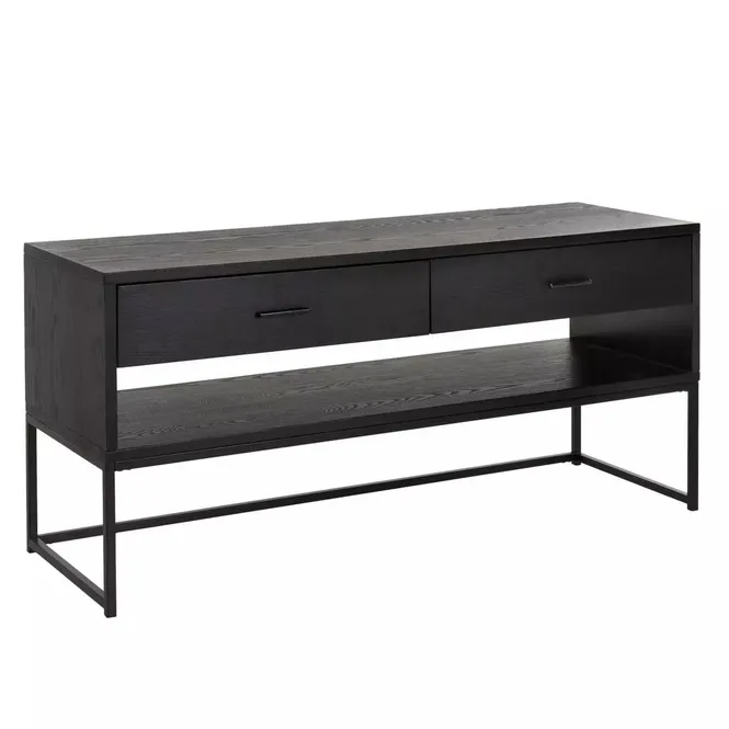 Hovedbilde Alexis TV-Benk sort askefiner 120cm