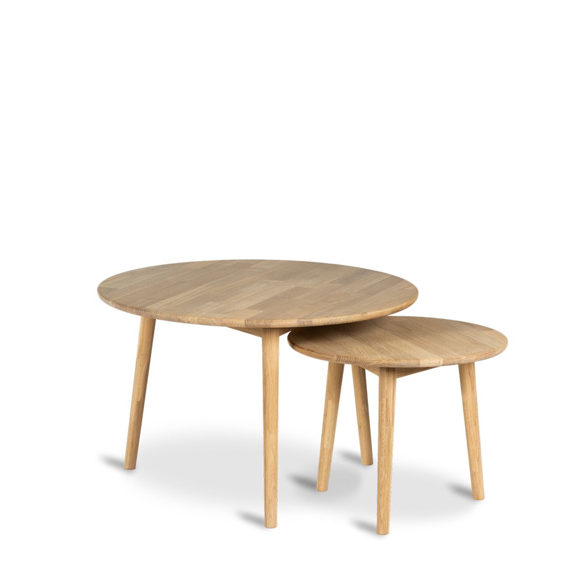 Koster sofabord heltre hvitoljet eik 75x48