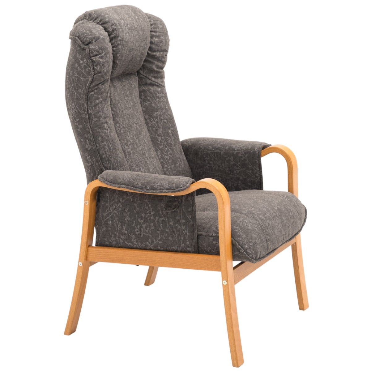 Cardiff hvilestol med regulerbar rygg | Brego tekstil