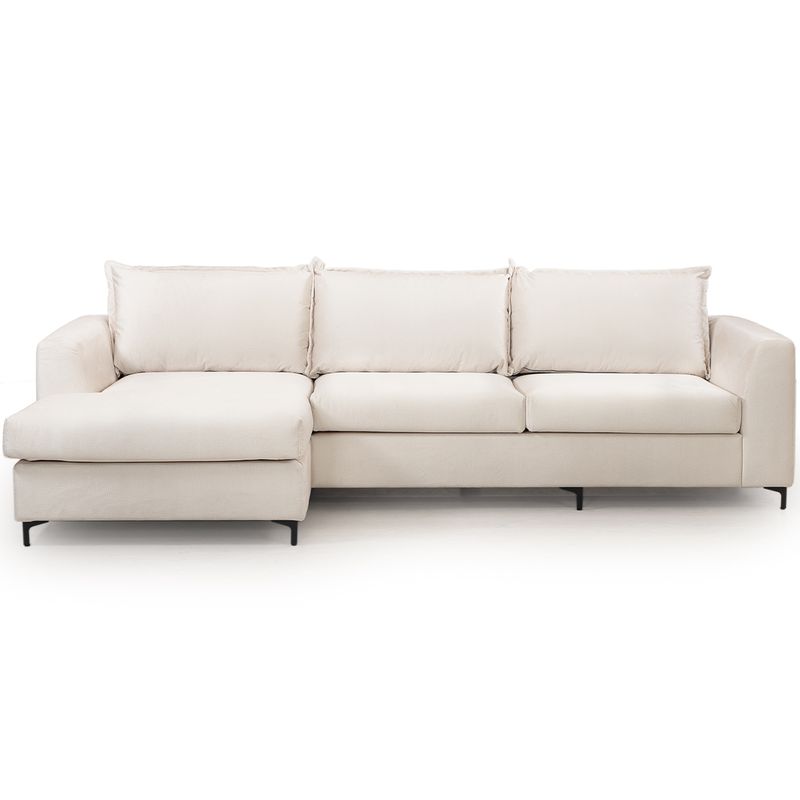 Chill Oppsett 1X sjeselong sofa 316x155cm Monolith velur