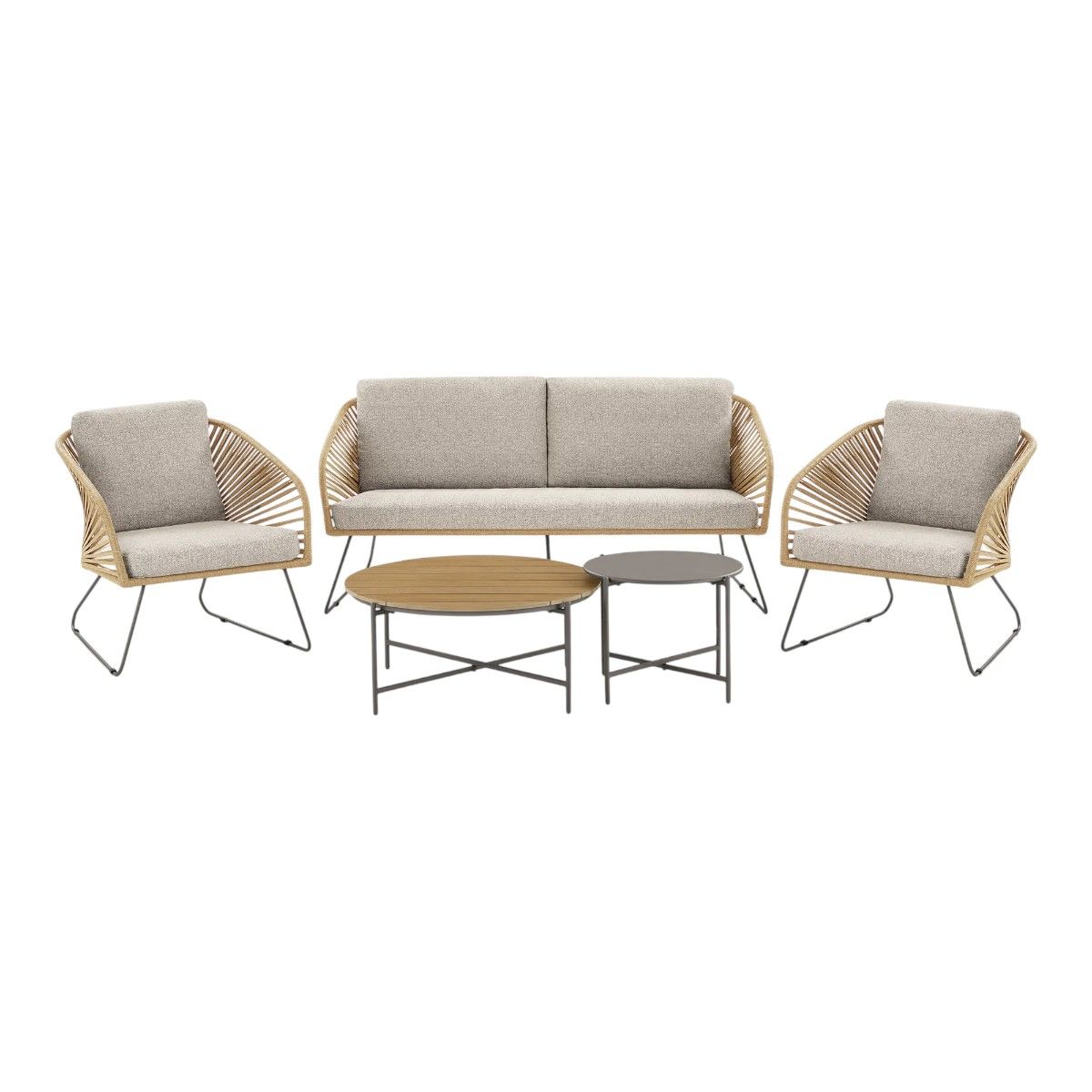 Novella loungesett 2+1+1 - Utesofa | House Nordic