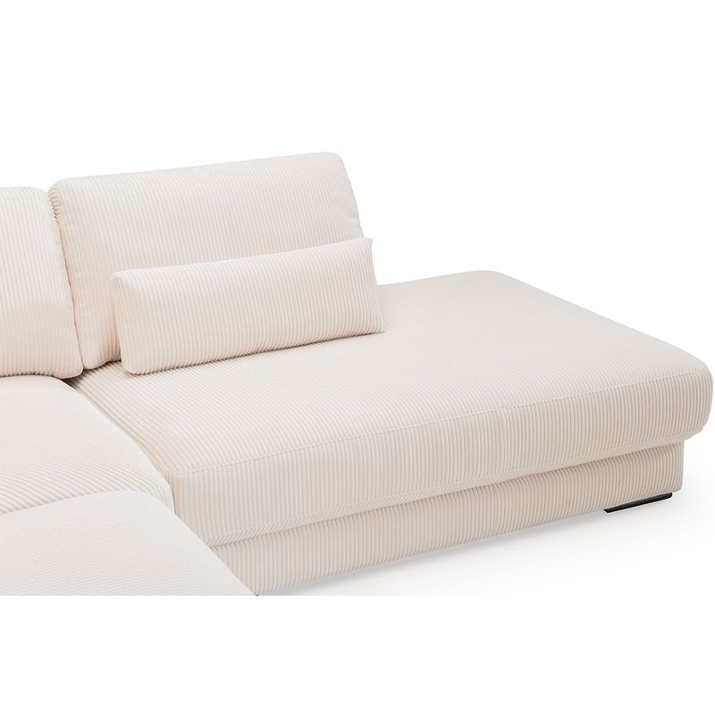 2389 Egholm Hjørnesofa åpen ende 336cm x 256cm modulbasert velg Ribcord cordfløyel tekstil