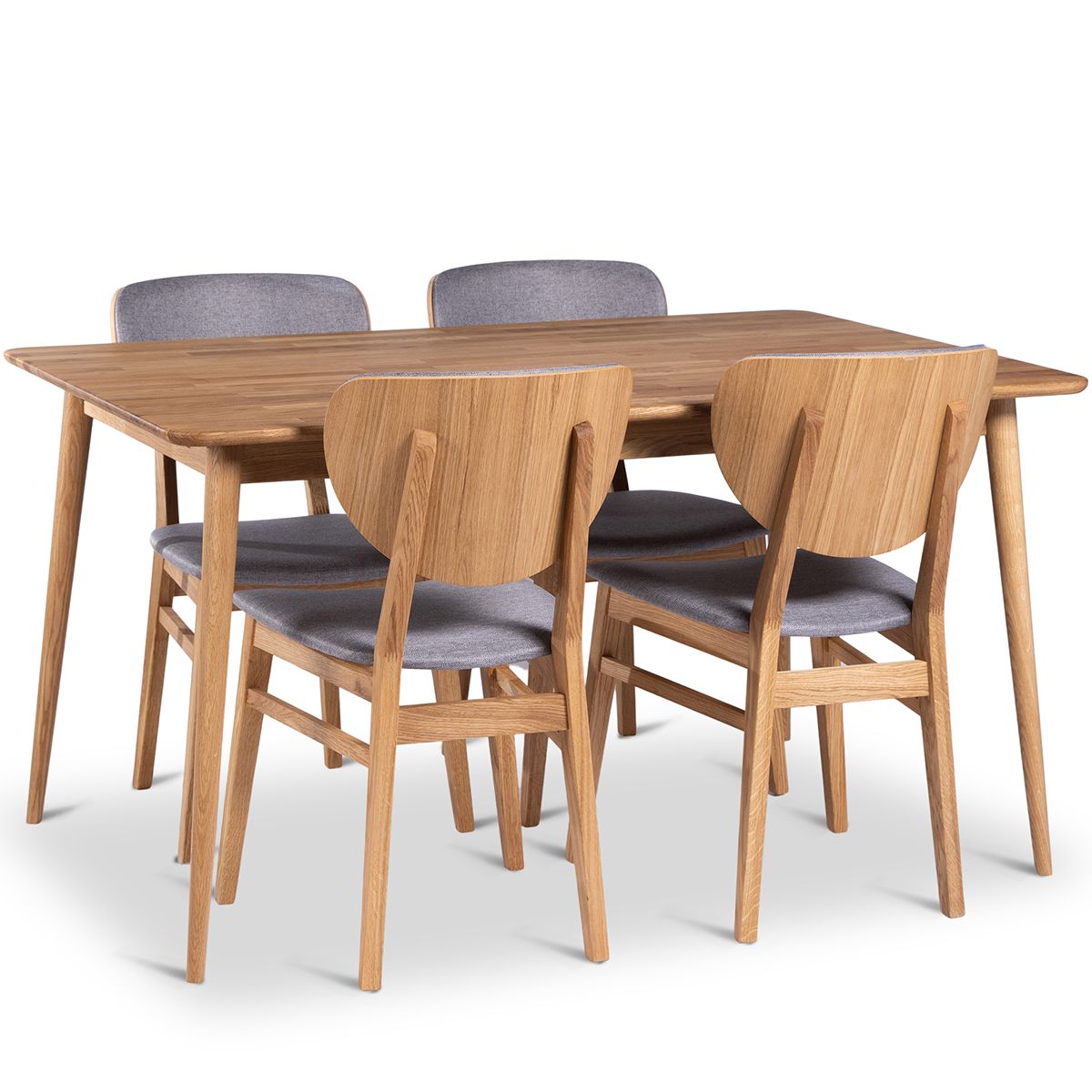 Alborg Heltre Spisebord natur oljet eik 140x90