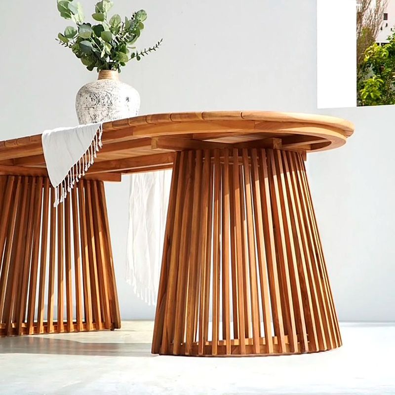 Berja Spisebord 90×200 - Teak | House Nordic