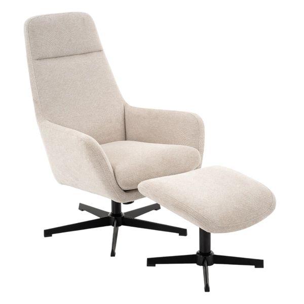 Hovedbilde Forma Sereno hvilestol med krakk – ...