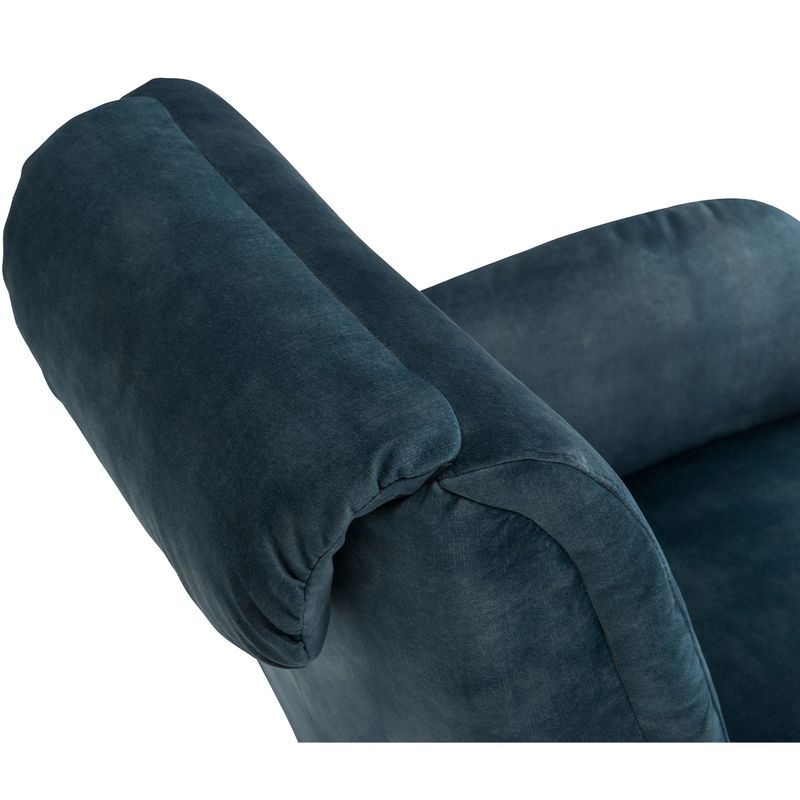 Bent Recliner med integrert fothviler | Adore velur