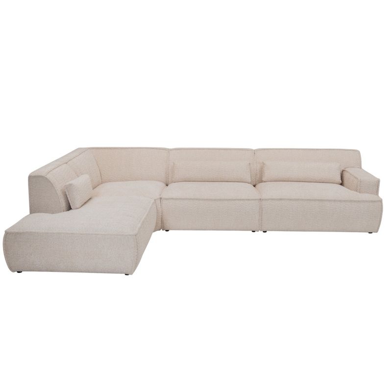 Sandholm hjørnesofa med åpen ende 331x230cm velg Brego Tekstil