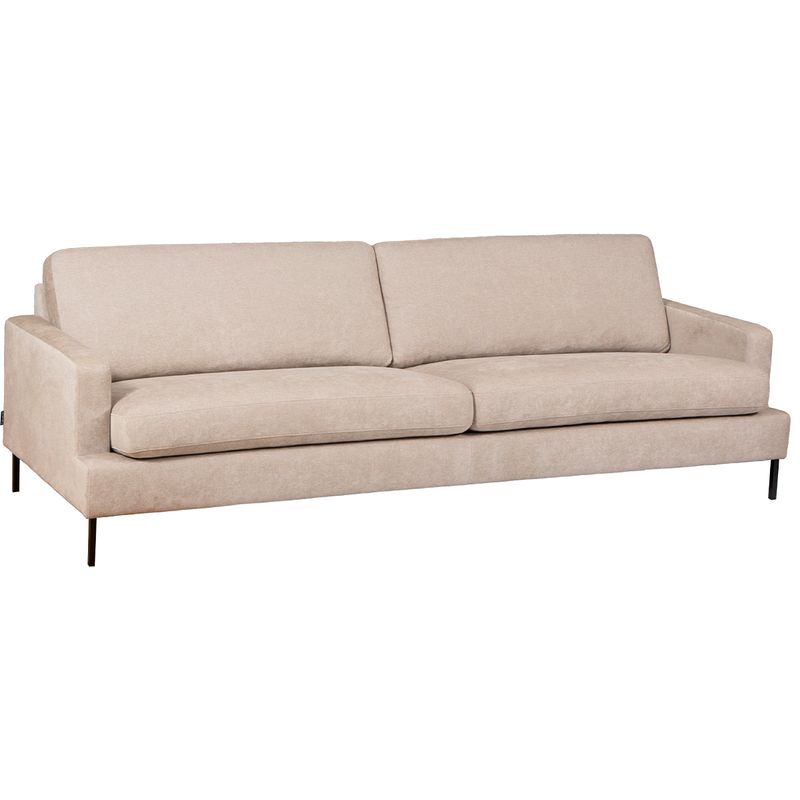 Crosby 3,5 seter sofa 247cm Fluff One Storm Tekstil