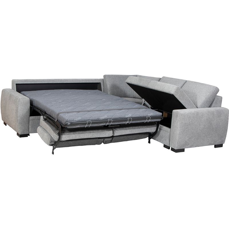 Harmony Hjørne sovesofa med seng inni 278x235cm Inari tekstil