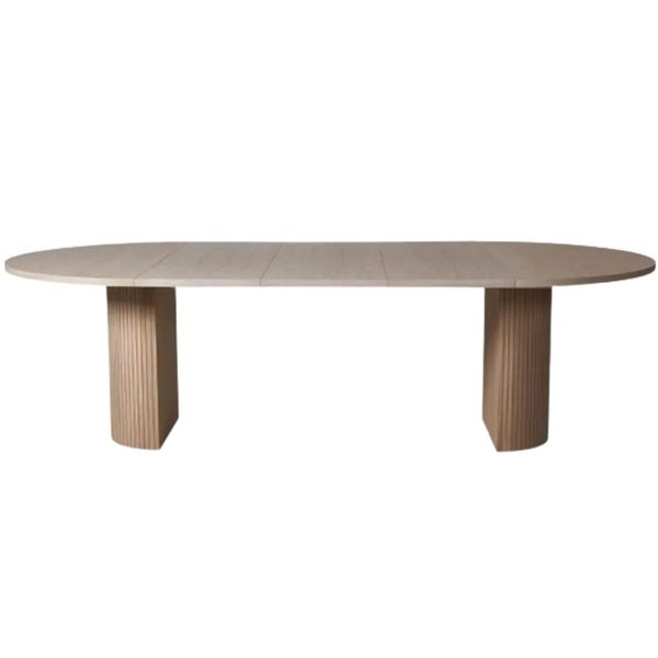 Hovedbilde Sophisticate Spisebord 115cm hvitoljet med 3 stk ...