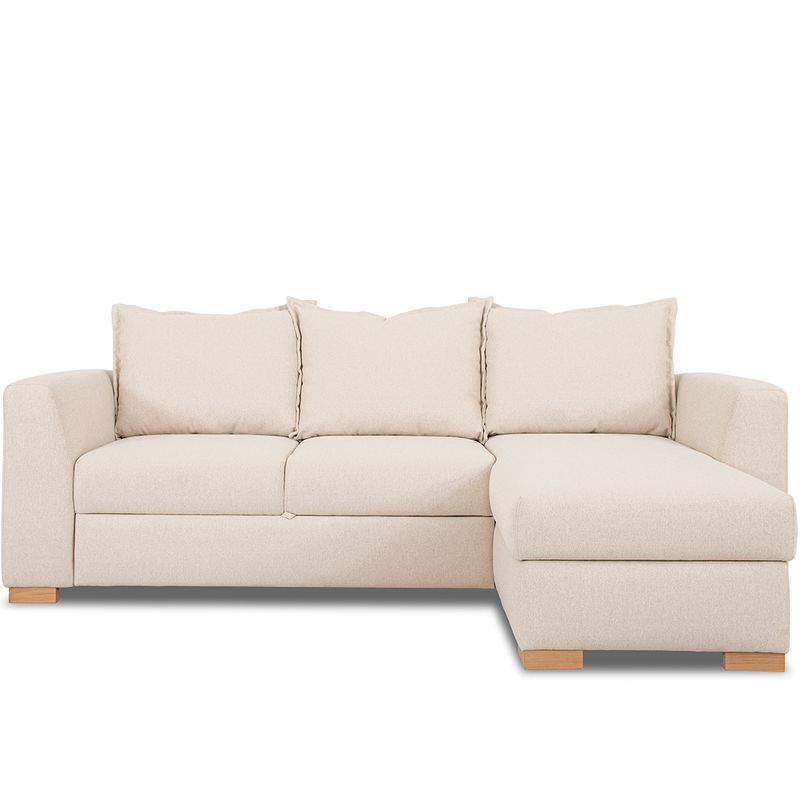 Minchi  sjeselong sovesofa 241cm x 160cm | Mossa tekstil