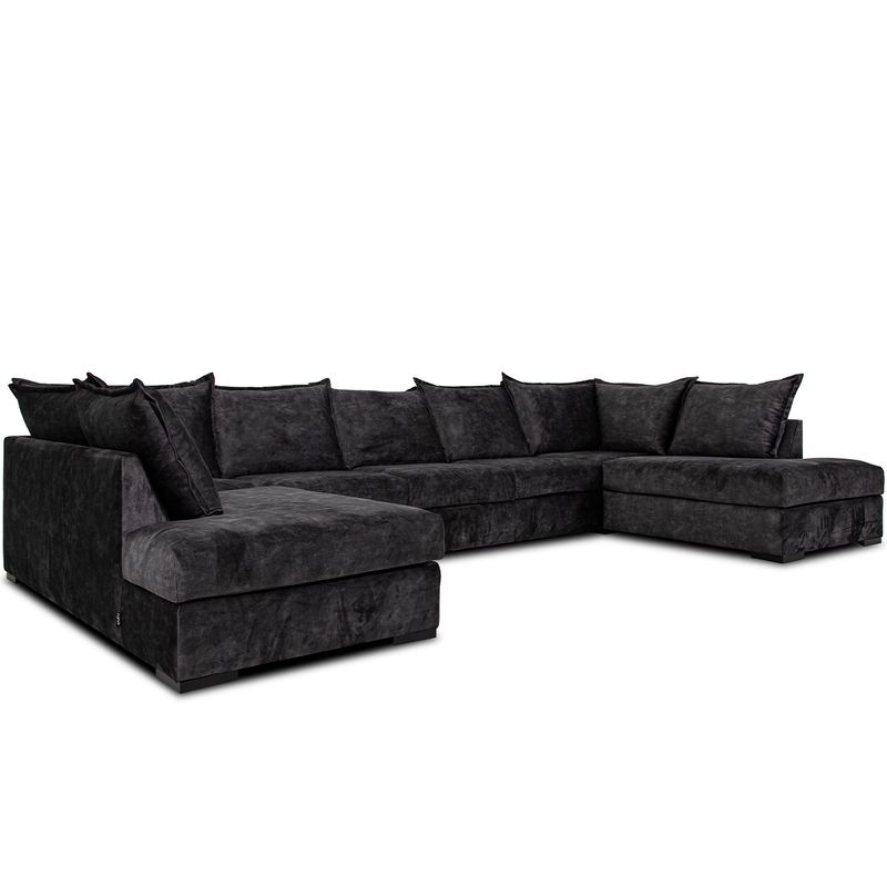 Chill symmetrisk U-sofa 402x215 cm - Storm tekstil