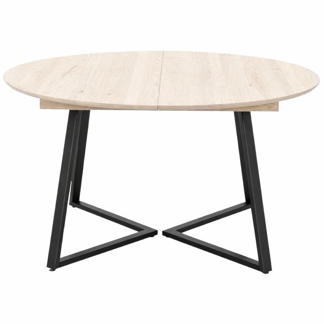Hovedbilde Form Spisebord Rundt Ø120 heltre eik med uttrekk | Skagen Studio