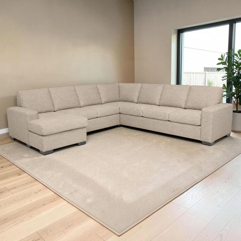 Vega Stor U-hjørnesofa vendbar 286x286cm - Storm tekstil