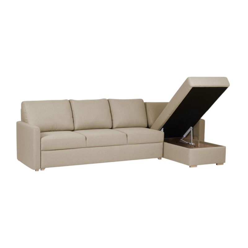 Ramona 4 seter med sjeselong sovesofa 281x159cm | Brego tekstil