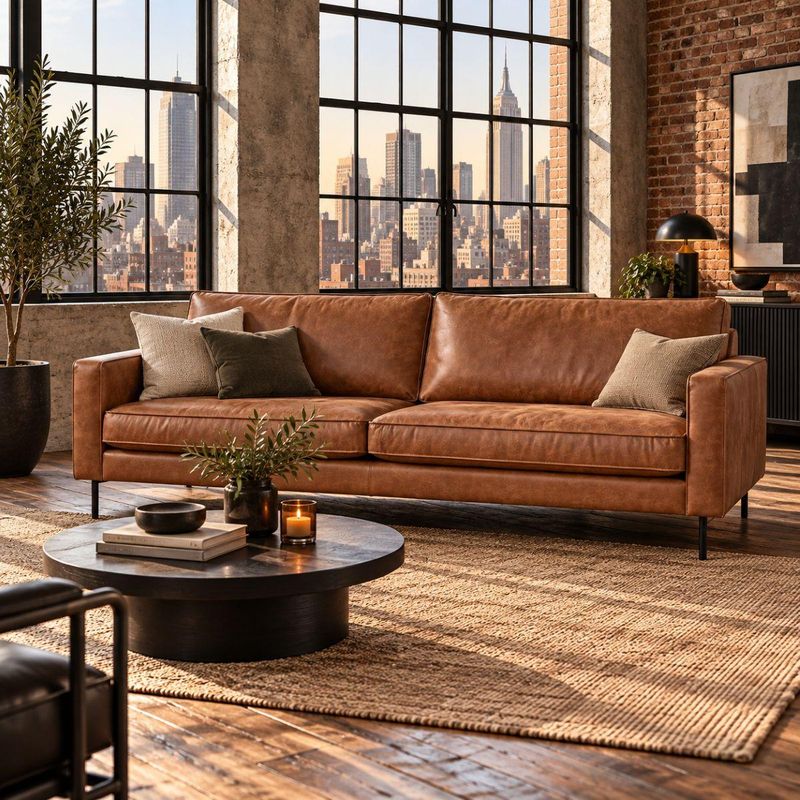 Austin 3,5-seter sofa 236 cm | Colorado ECO-skinn