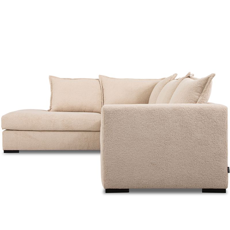 Chill Oppsett 00 hjørnesofa Boogie Bouclè 260x215 med åpen ende