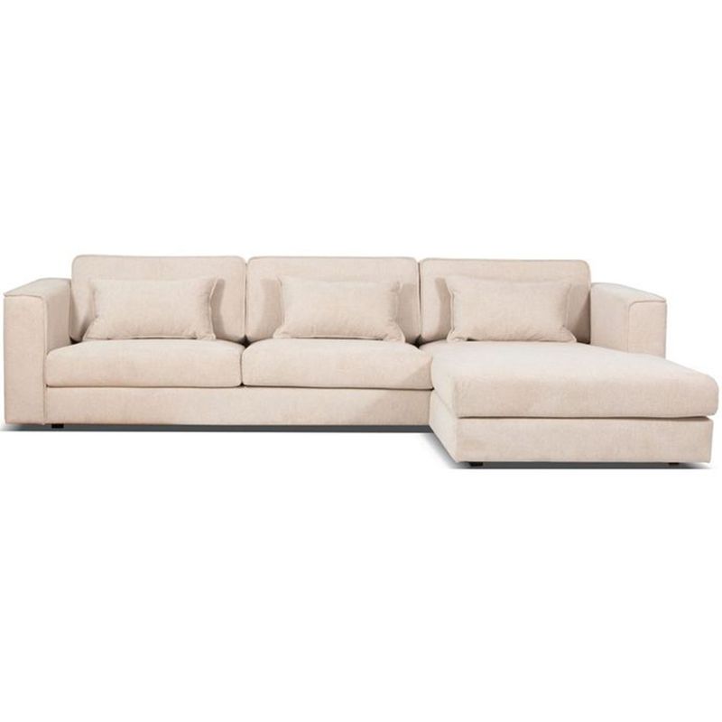 Orlando 3 seter med sjeselong 316 x 195 cm Aragon Tekstil