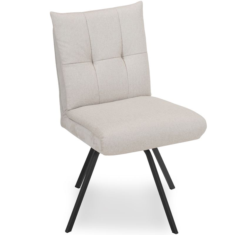 Astra spisestol med ergonomisk bevegelig rygg og sving velg Movie tekstil