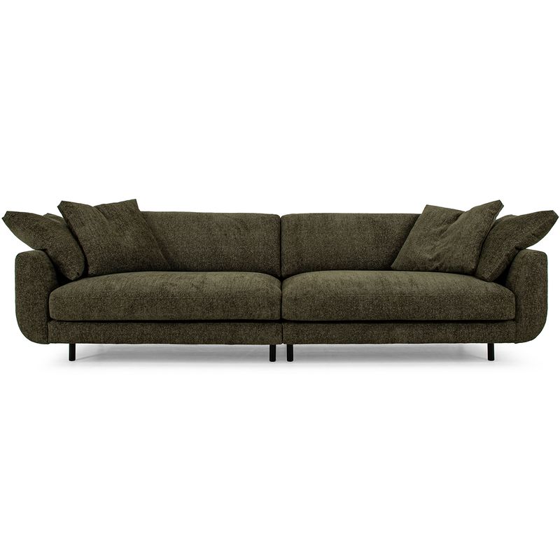 Lazy 3,5 seter sofa i Raven tekstil 279 cm