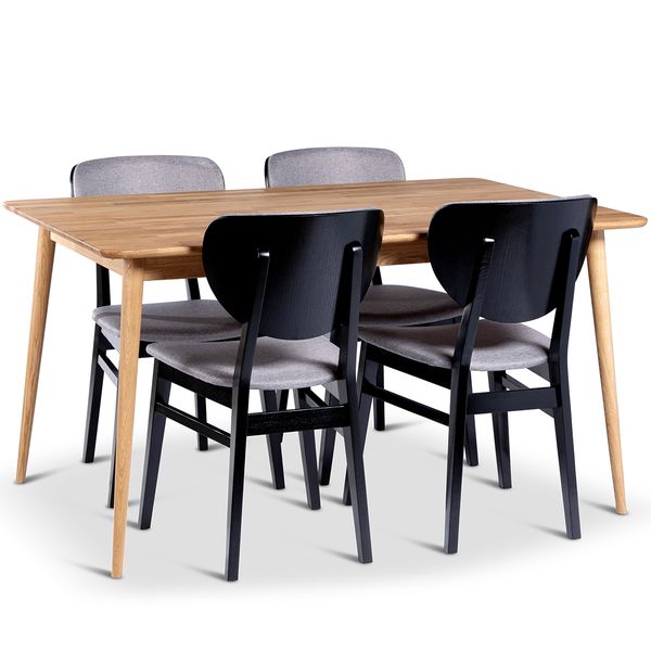 Hovedbilde Alborg Heltre Spisebord natur oljet eik 140x90