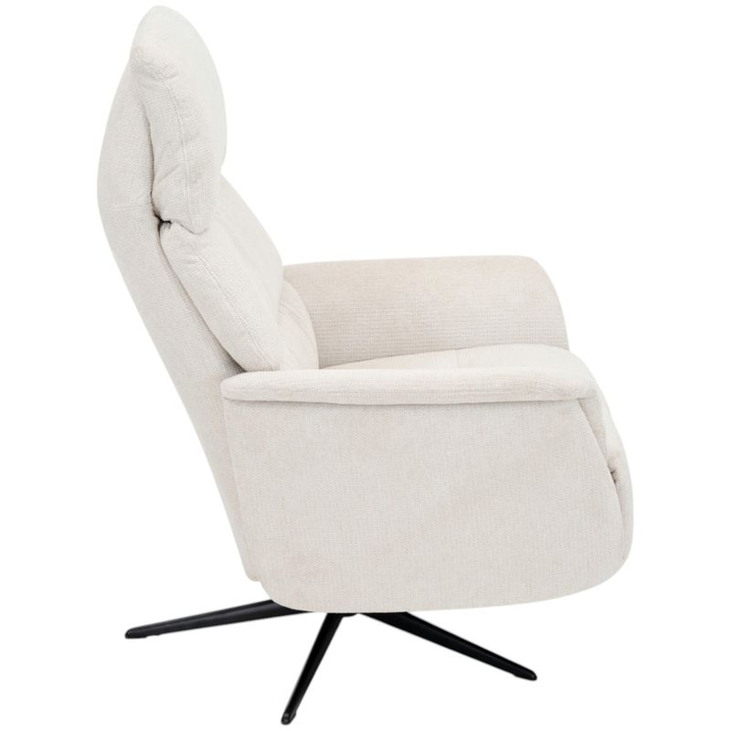 Eon XXL - Ekstra stor hvilestol i Mito tekstil med recliner og tilt