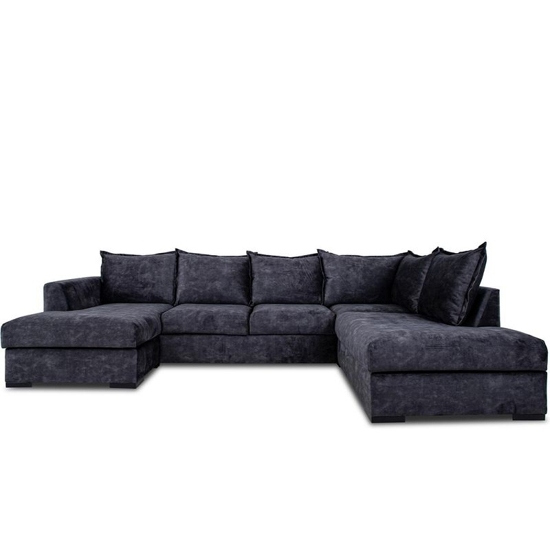 Chill U-sofa 330x215 cm - Adore Fuji velur