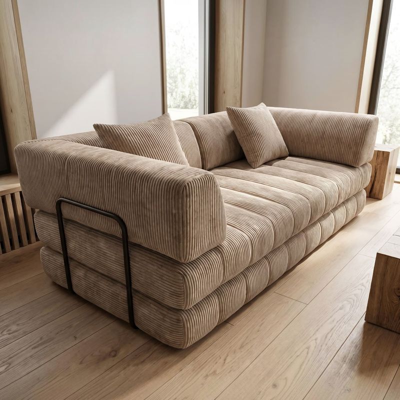 Mellow sovesofa 200 cm med 180x200 seng - Skalma