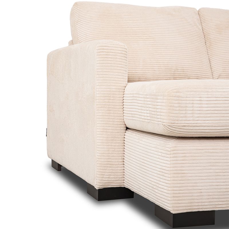 Arizona U-hjørnesofa 335x262cm Lincoln cordfløyel