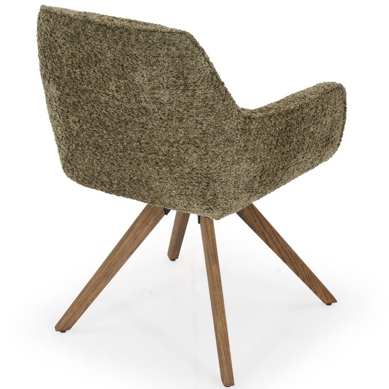Cleo Spisestol med sving og armlene Venga Bouclé