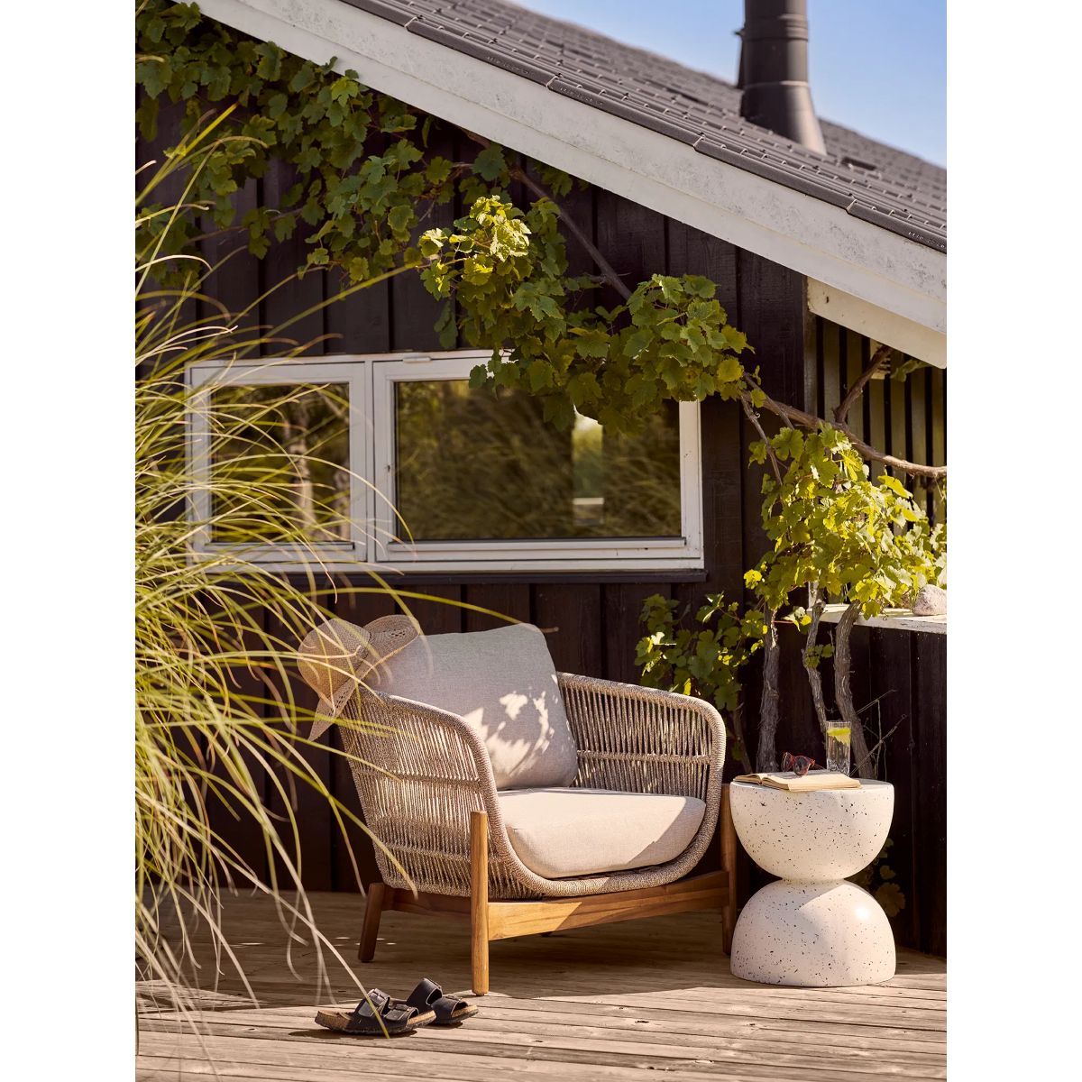 Terracina loungestol ute – natur | House Nordic