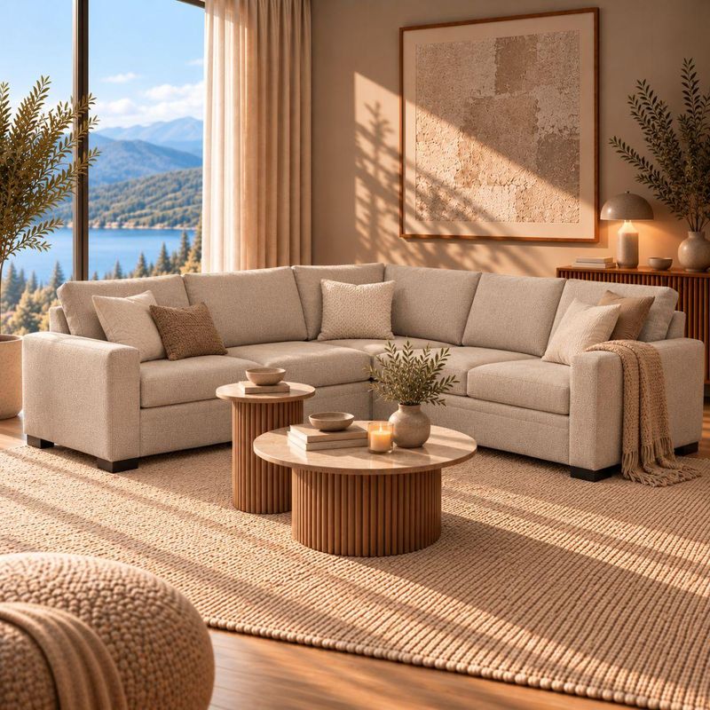 Harmony hjørnesovesofa 278x235 cm med seng | Inari