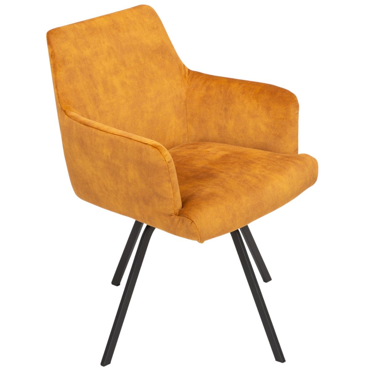 Ari 9002 Spisestol med sving og armlene Brego tekstil