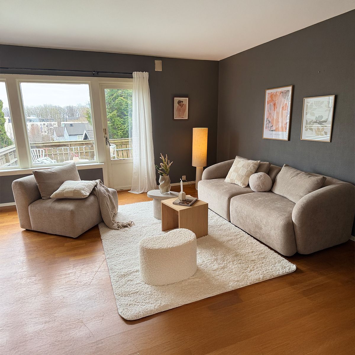Sori 3,5 seter sofa 283 cm Storm Tekstil